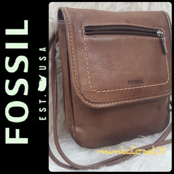 Fossil Handbags - Fossil Leather Crossbody Bag